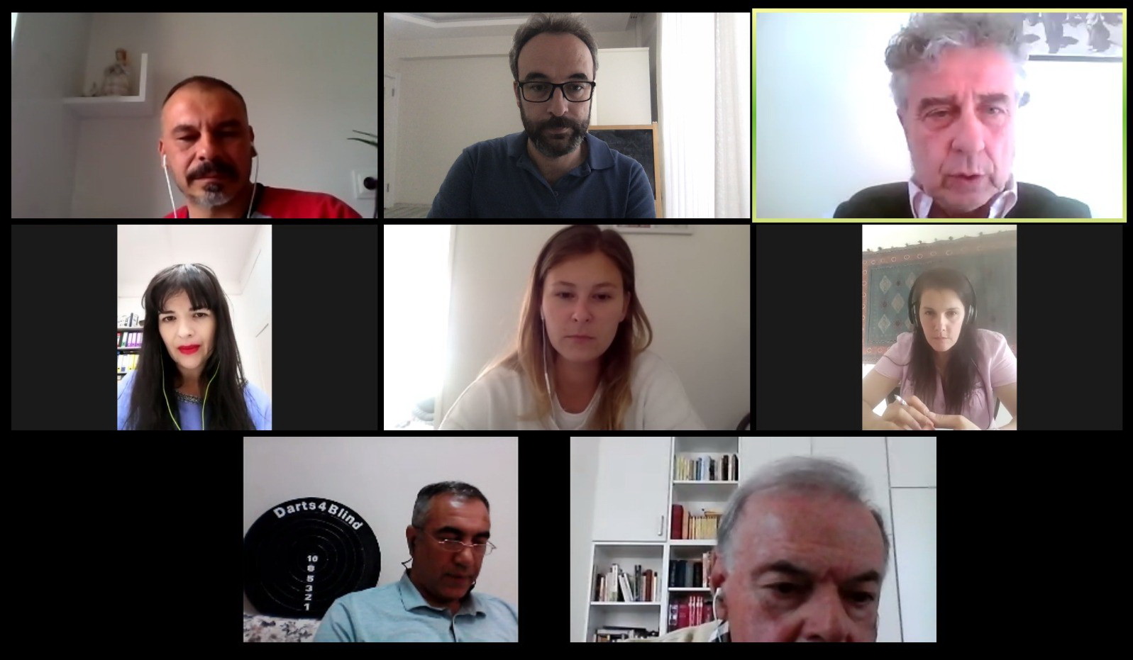 Görme Engelliler İçin Geliştirilen  Erasmus+ DARTS4BLIND Proje Toplantısı Video Konferans Yöntemiyle Gerçekleştirildi