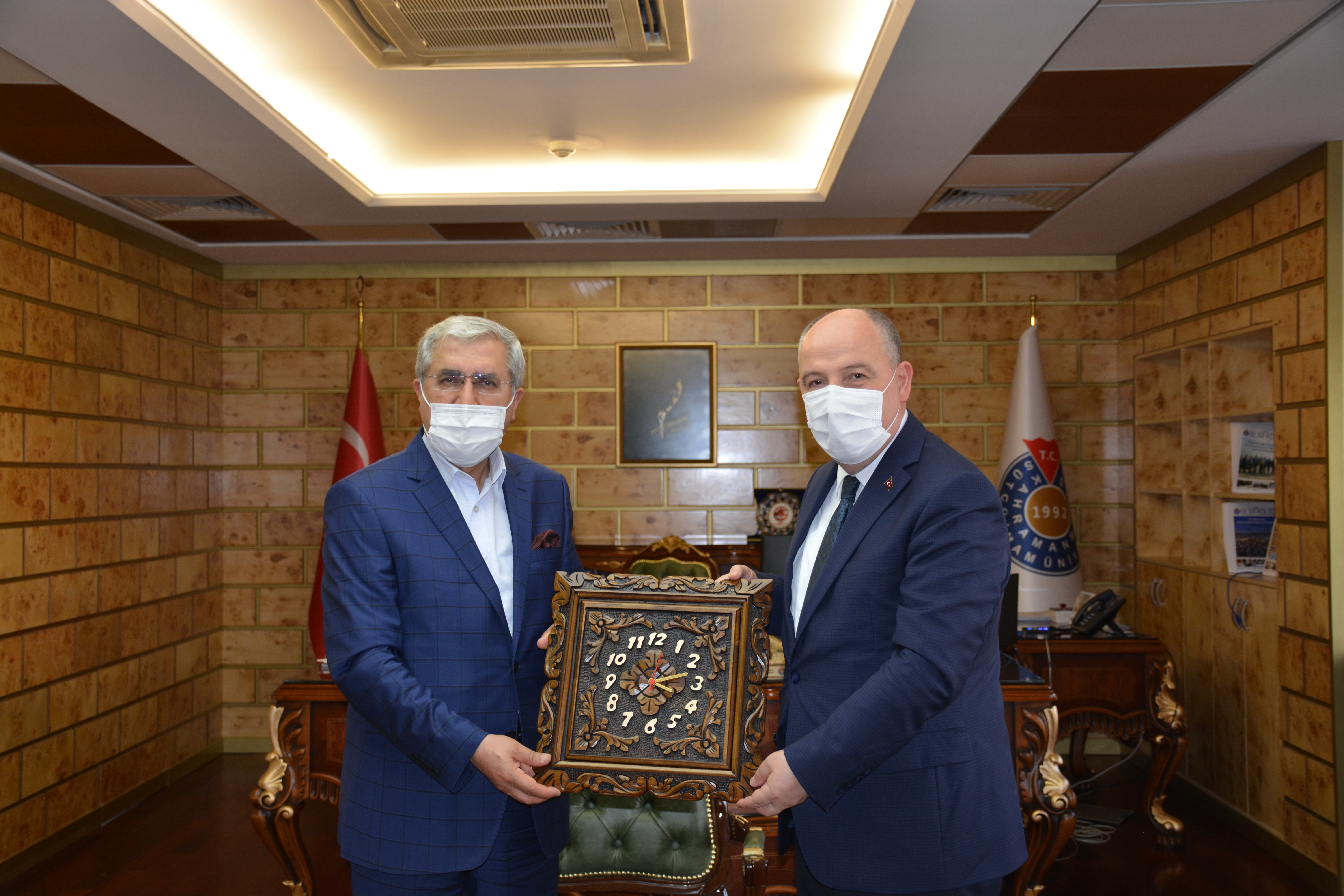 Vali Ömer Faruk Coşkun, Üniversitemiz Rektörü Prof. Dr. Niyazi Can’ı Ziyaret Etti