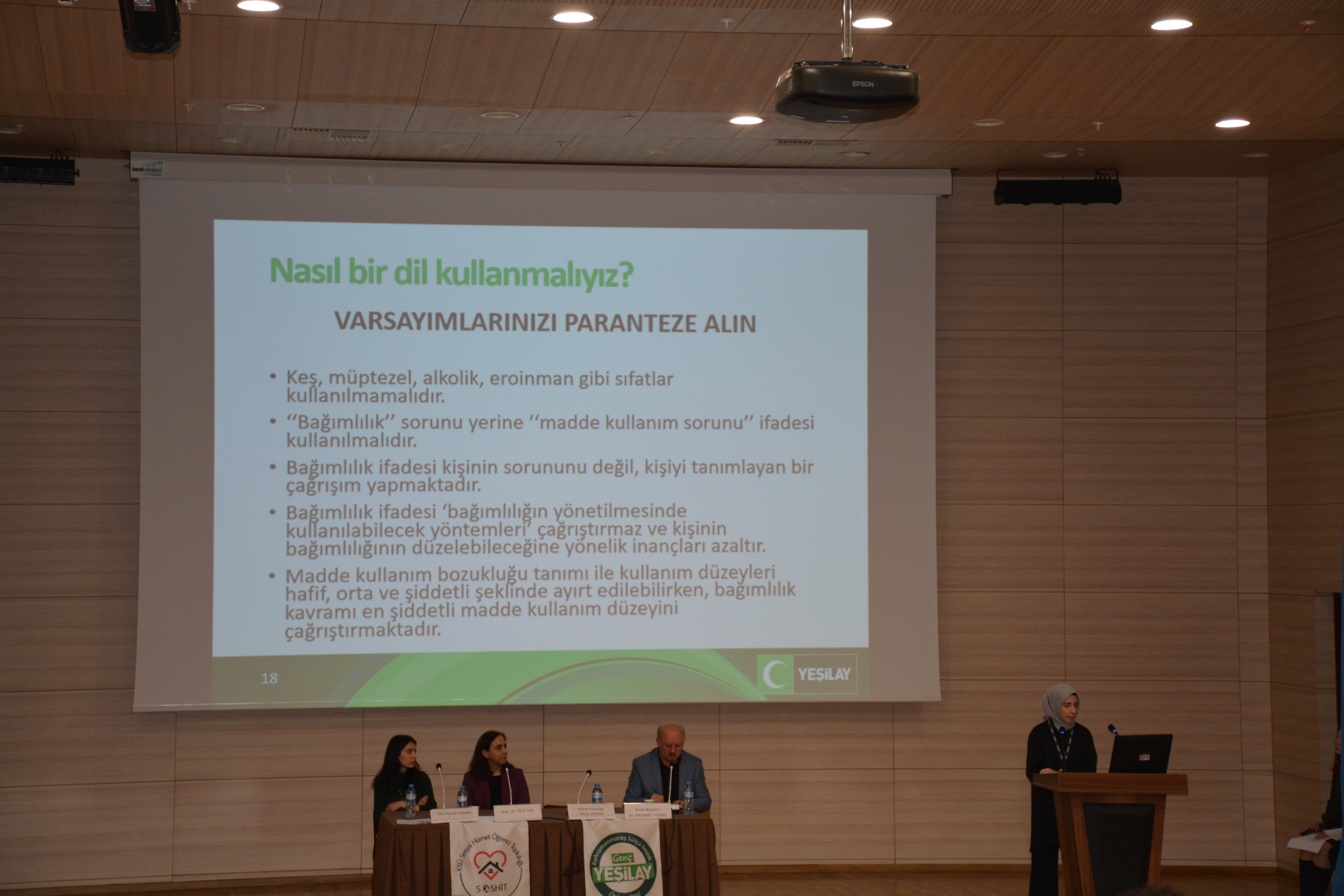 KSÜ’de Bağımlılıkla Mücadele Paneli Düzenlendi