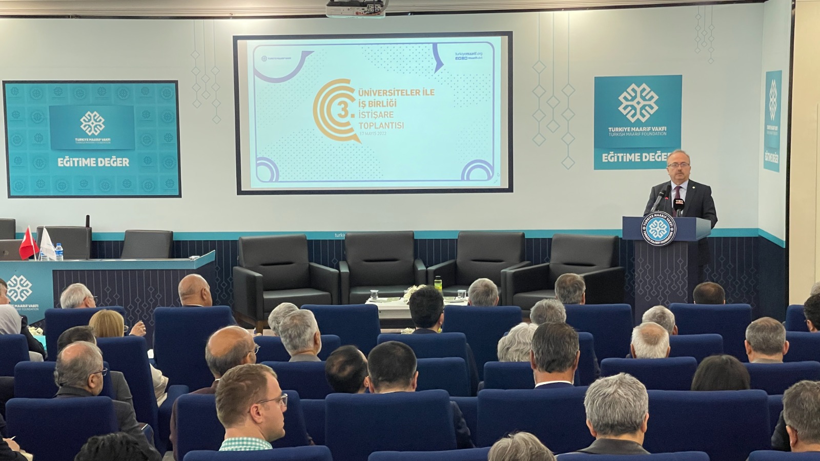 Üniversitemiz Rektörü Prof. Dr. Niyazi Can, Türkiye Maarif Vakfı Üçüncü Üniversitelerle İşbirliği İstişare Toplantısına Katıldı