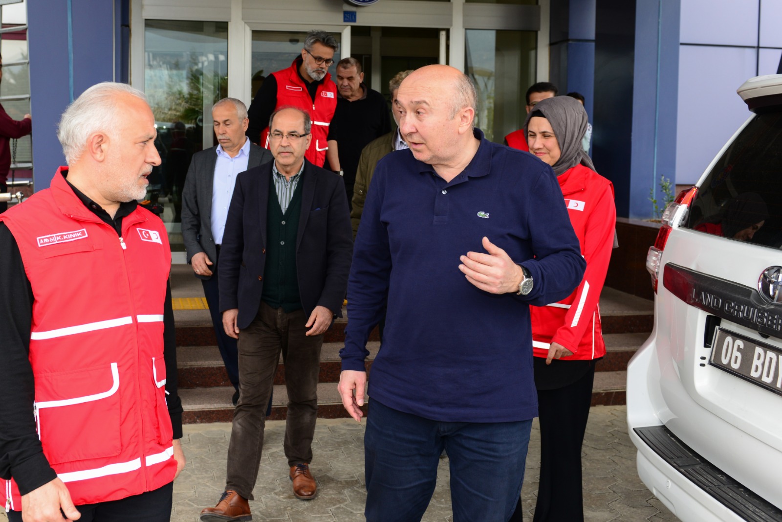 Kızılay Başkanı Kerem Kınık, KSÜ Rektörü Prof. Dr. Alptekin Yasım'ı Ziyaret Etti
