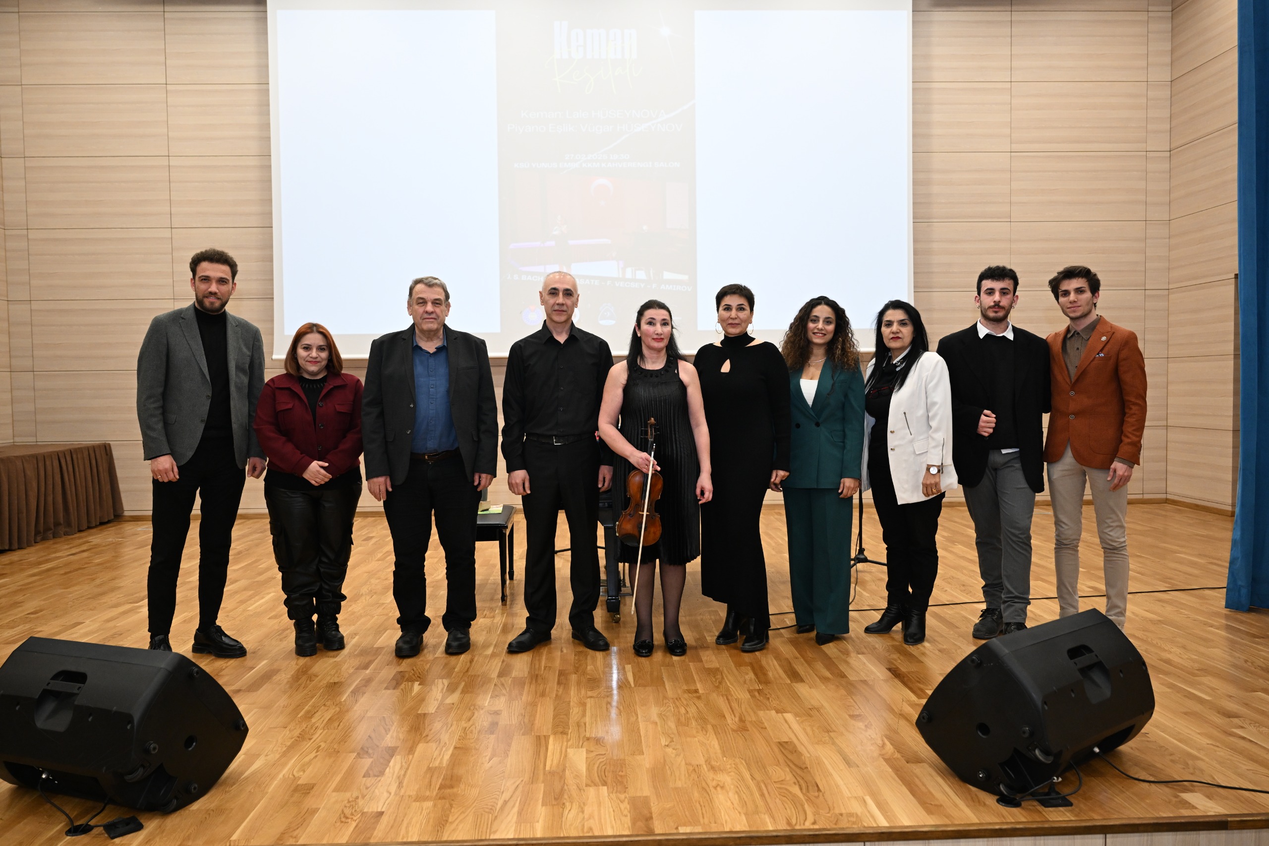 KSÜ’de Sanat Dolu Akşam: Keman ve Piyanonun Büyüleyici Uyumu