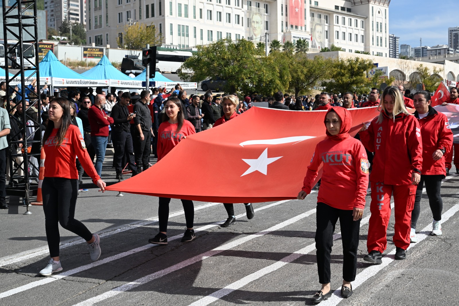 KSÜ Rektörü Prof. Dr. Alptekin Yasım, Cumhuriyetin 101. Yıl Kutlamalarına Katıldı 