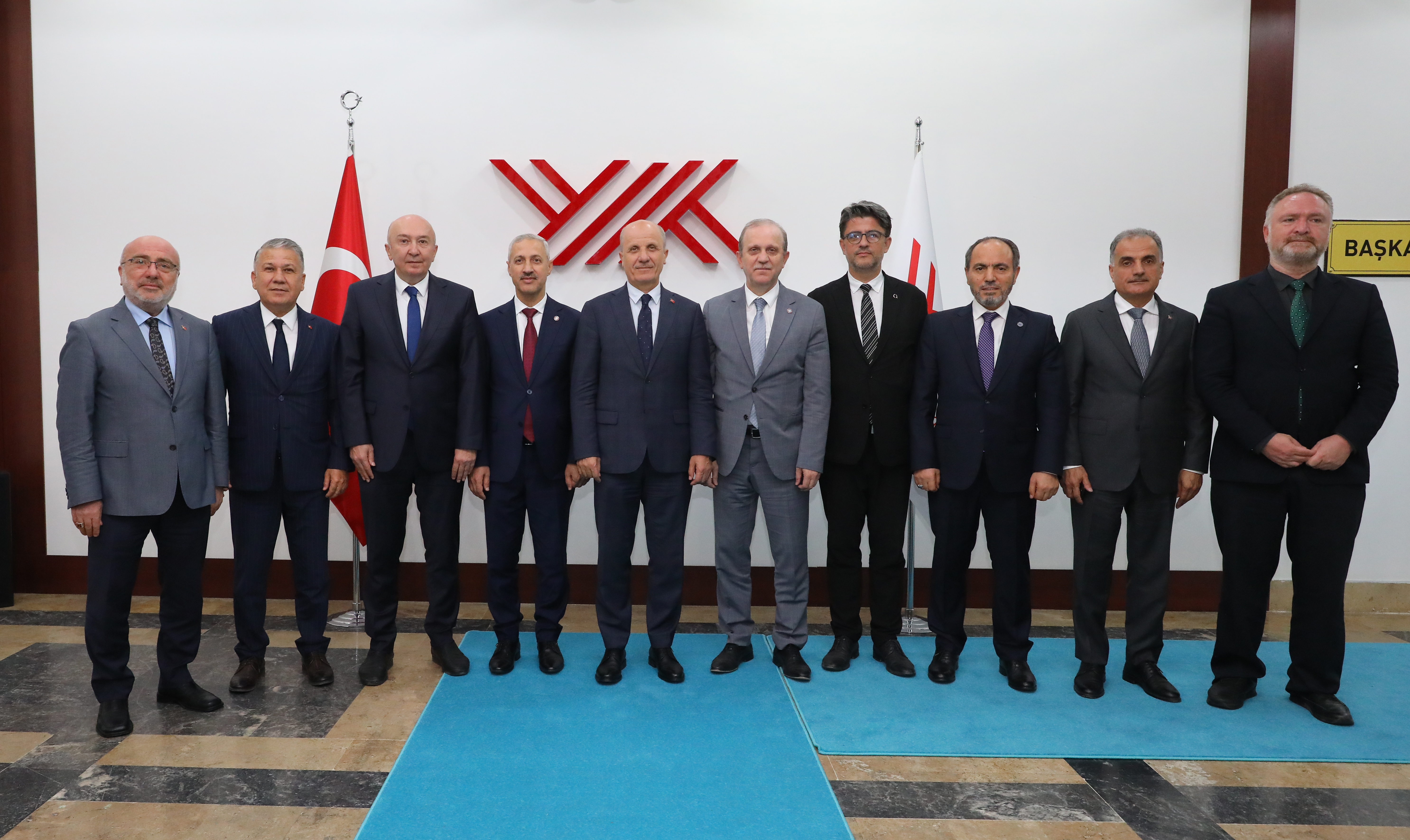 KSÜ Rektörü Yasım’dan YÖK Başkanı Özvar’a Hayırlı Olsun Ziyareti